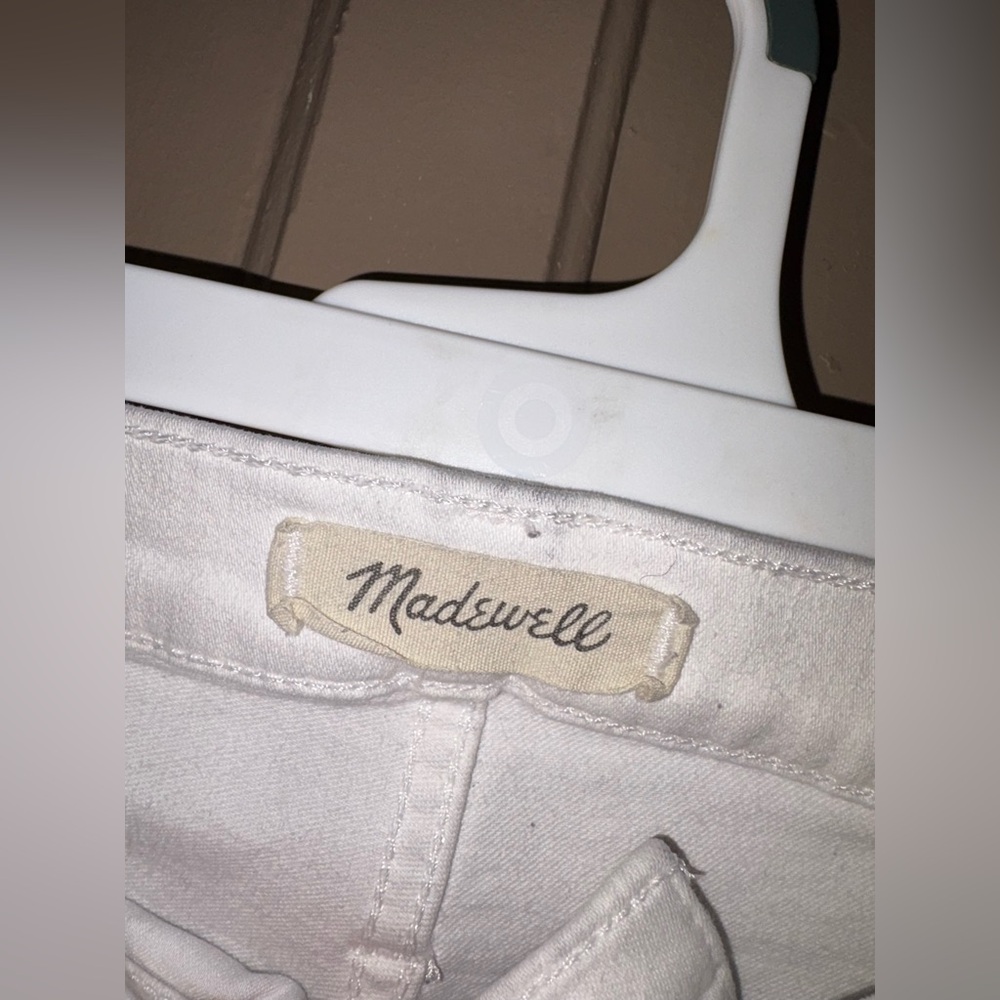 Madewell White Skinny Jeans 10” High Rise 33P - Picture 3 of 5